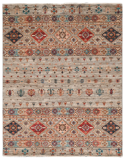 Kazakh Rug | 6'6" x 5'2" | Home Decor | Hand-Knotted Rug