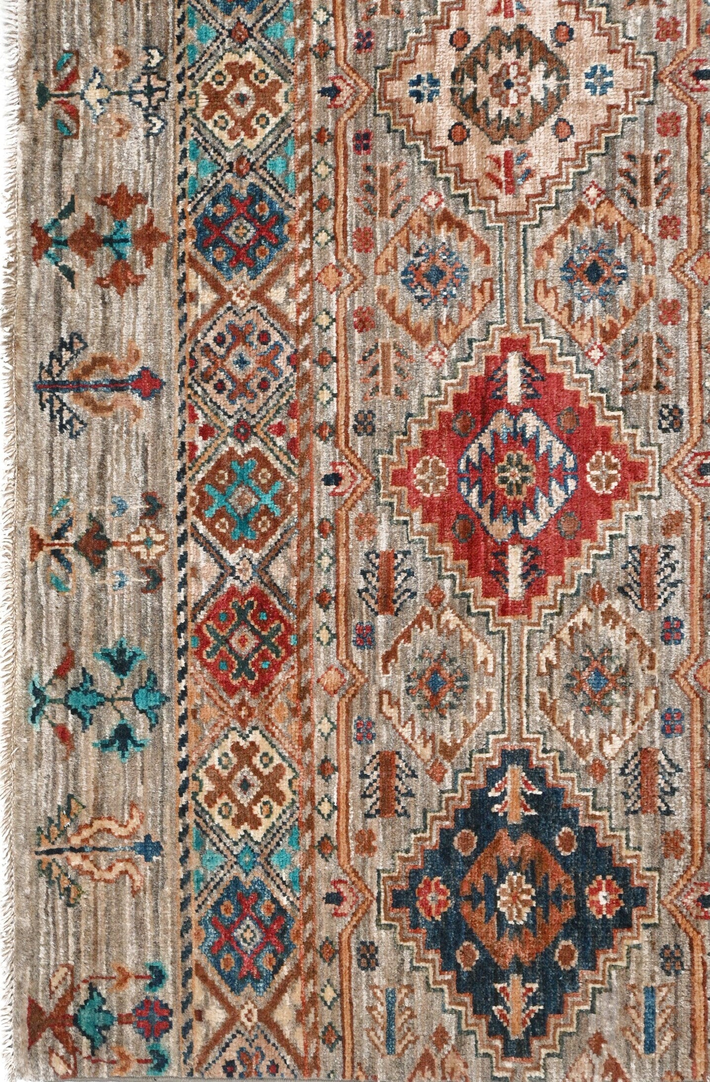 Kazakh Rug | 6'6" x 5'2" | Home Decor | Hand-Knotted Rug