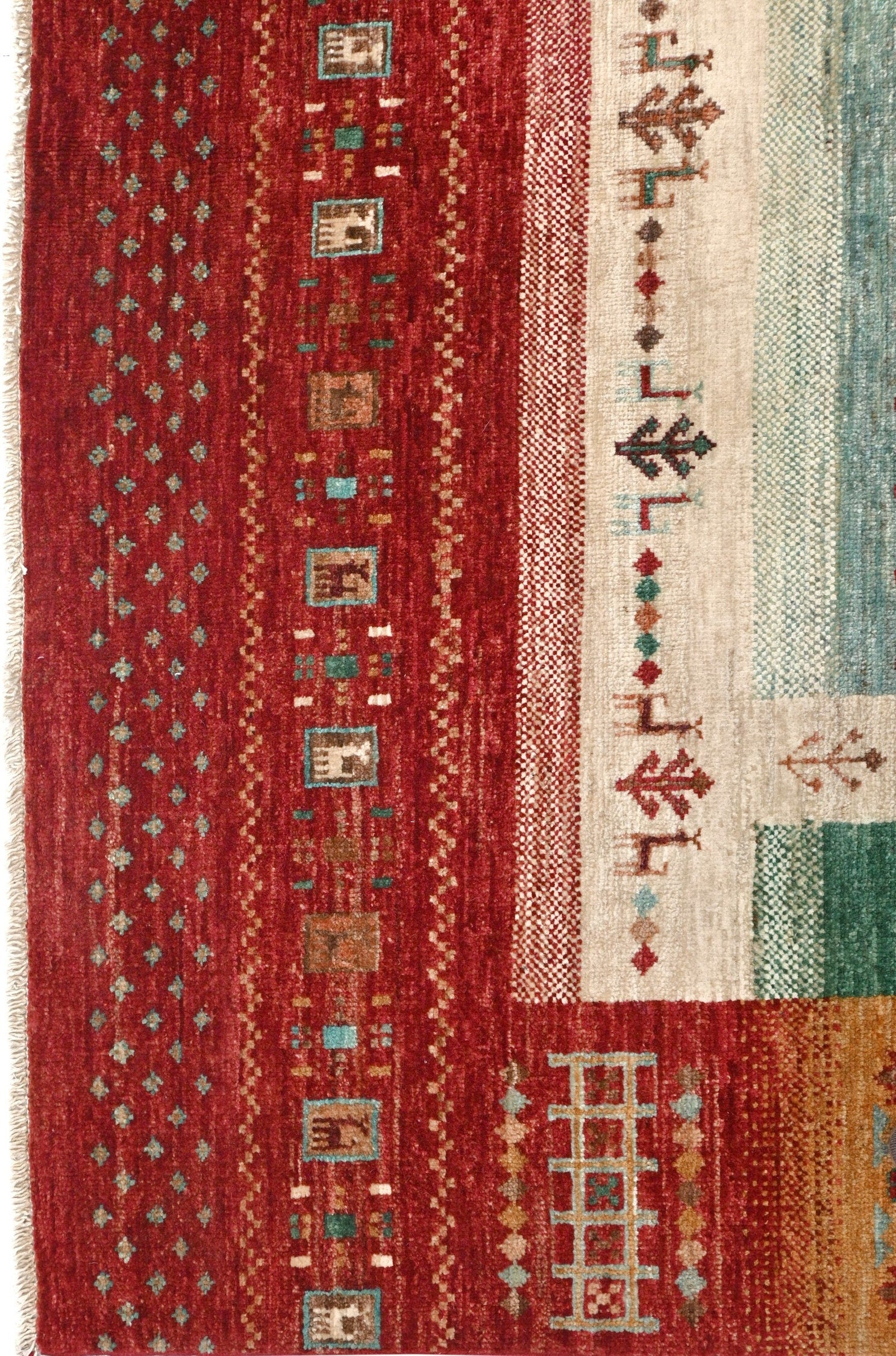 Kazakh Wool Rug | 6'11" x 5'2" | Home Decor | Hand-Knotted Rug