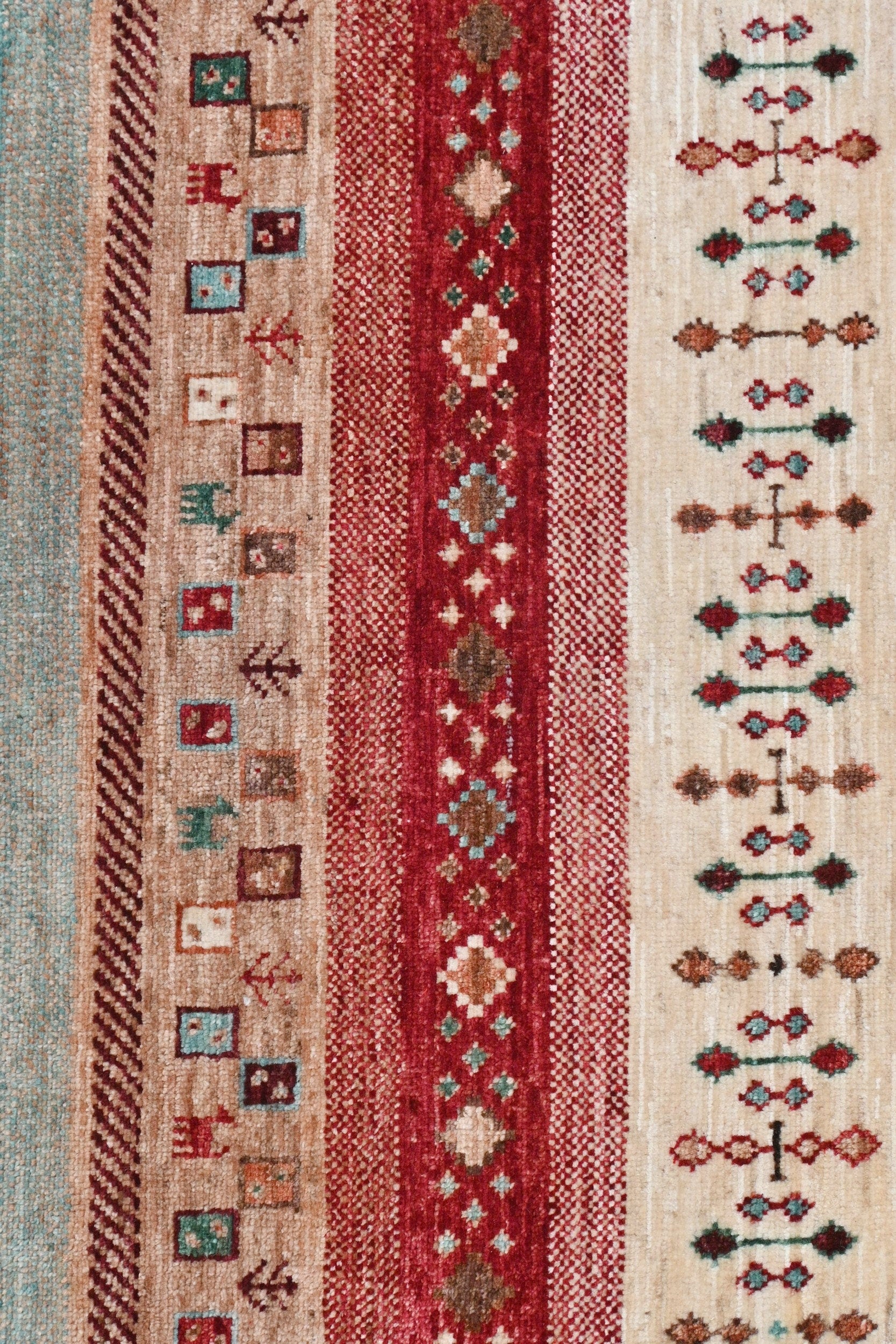 Kazakh Wool Rug | 6'11" x 5'2" | Home Decor | Hand-Knotted Rug