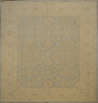 Helmand Lotus Carpet | 9'7" x 8'3" | Home Decor | Hand-knotted Wool Area Rug