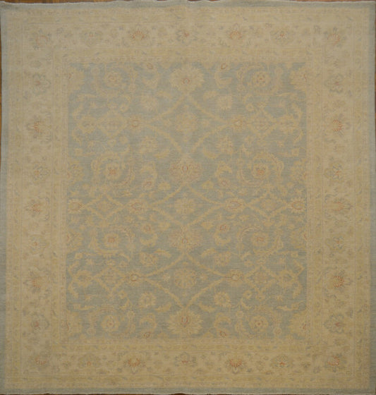 Helmand Lotus Carpet | 9'7" x 8'3" | Home Decor | Hand-knotted Wool Area Rug