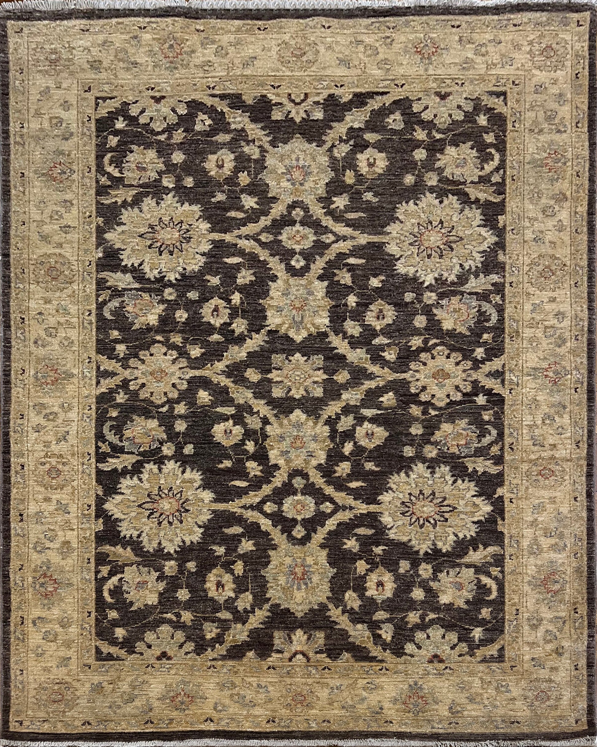 Paktia Lotus Rug | 6'7" x 5' | Home Decor | Hand-Knotted Rug