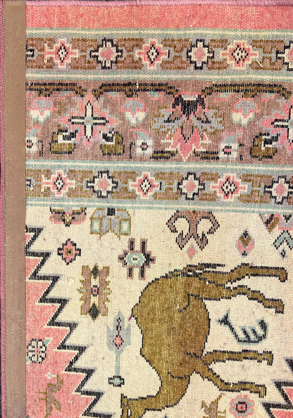 Sahara Camel Wool Rug | 4'7" x 1'6" | Home Decor | Small Area Rug