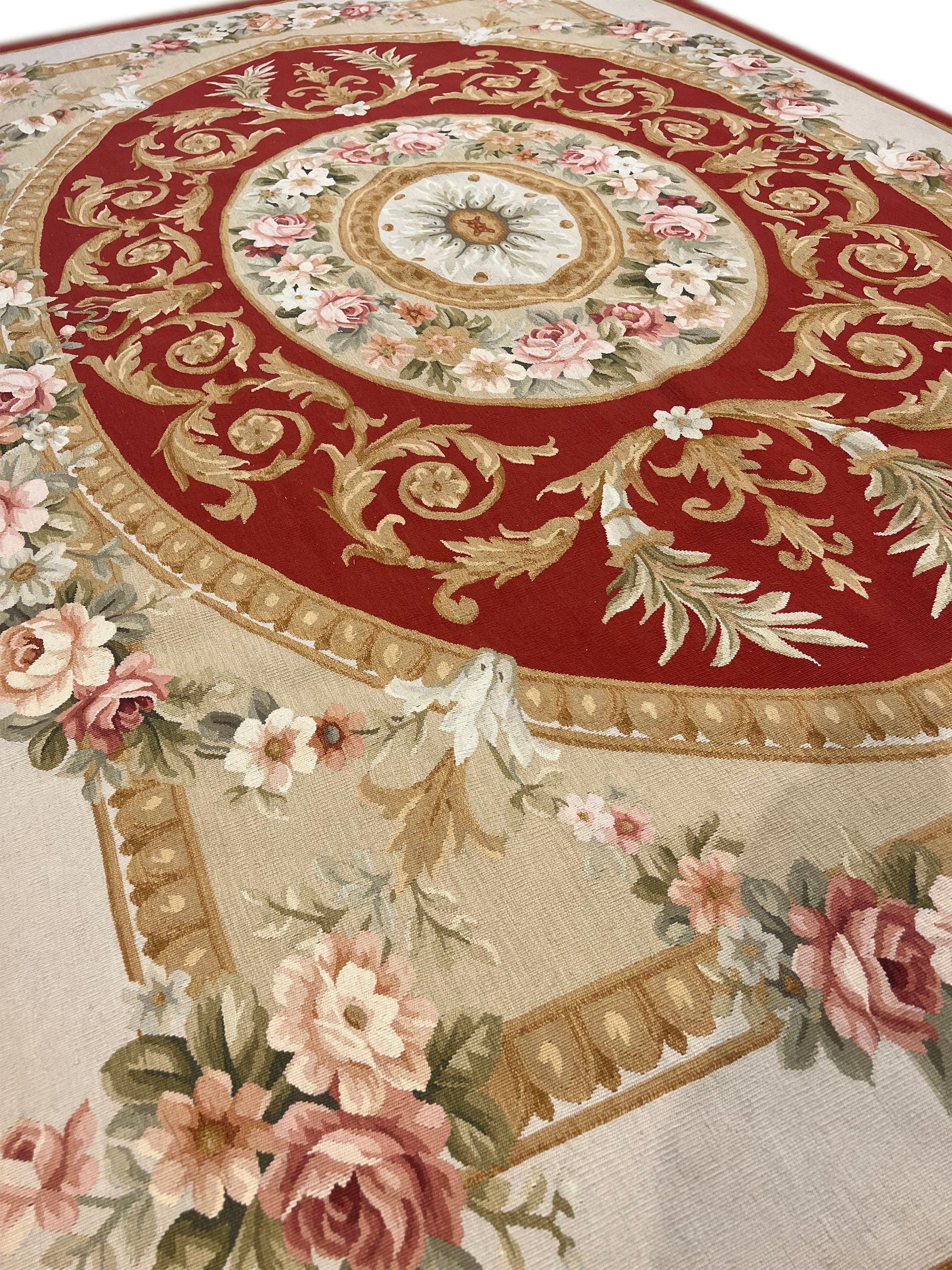 Savonnerie Carpet | 9'4" x 6' | Home Decor | Hand-Knotted Area Rug