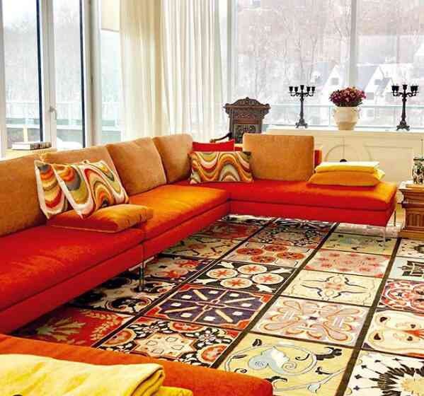 Gardens of Mazagan Carpet | 8'11" x 6' | Home Decor | Hand-knotted Area Rug