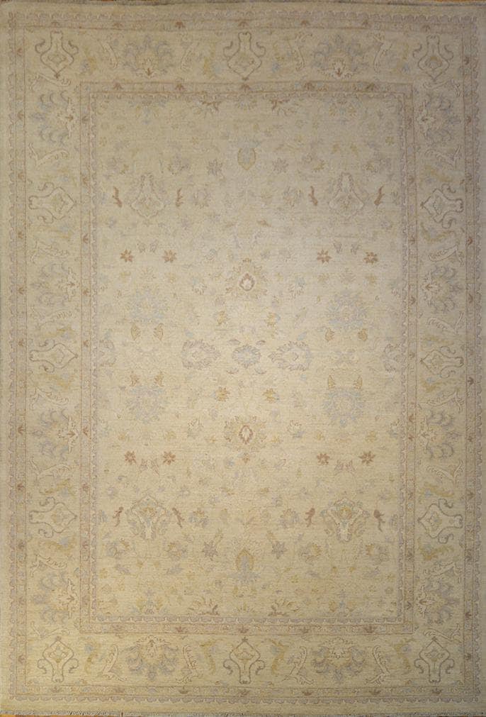 Helmand Gardens Carpet | 11'2" x 7'7" | Home Decor | Square Hand-knotted Area Rug