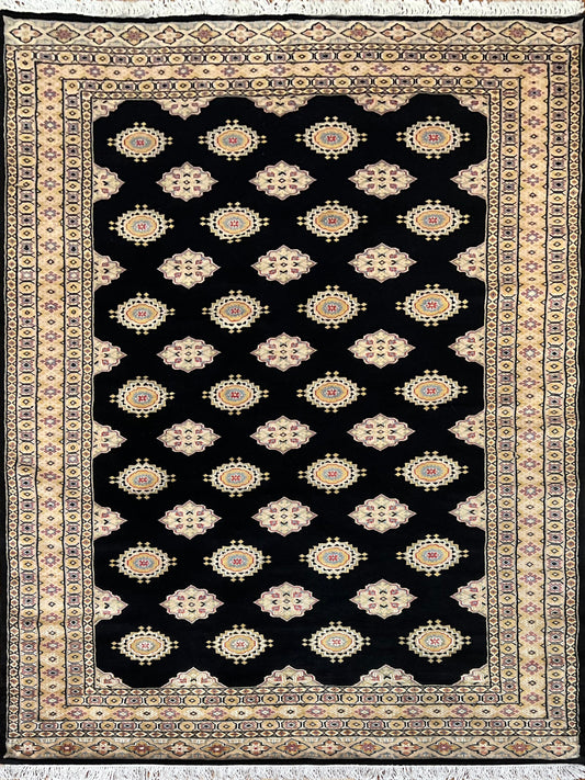 Bokhara Shah Saloor Rug | 9'2" x 6'2" | Home Decor | Hand-knotted Area Rug