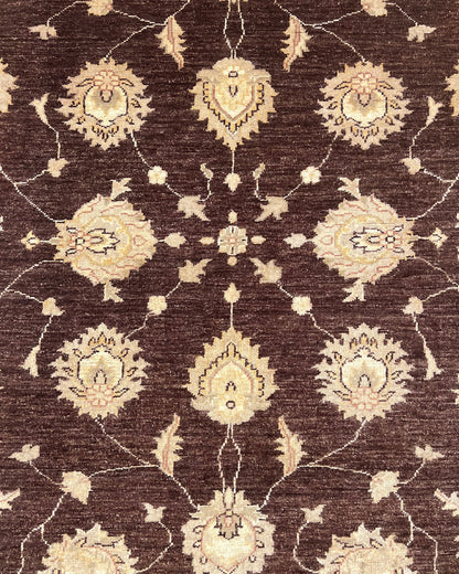 Faryab Lotus Rug | 7'1" x 4'7" | Home Decor | Hand-knotted Wool Area Rug