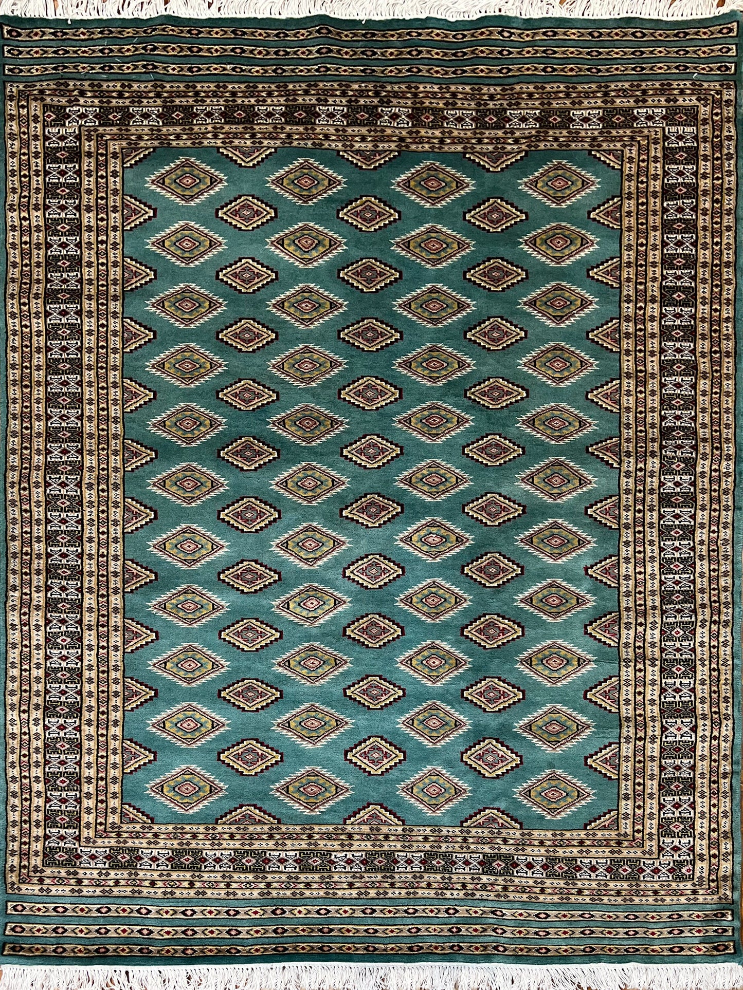 Bokhara Pende Rug | 6'8" x 4'6" | Home Decor | Hand-knotted Area Rug