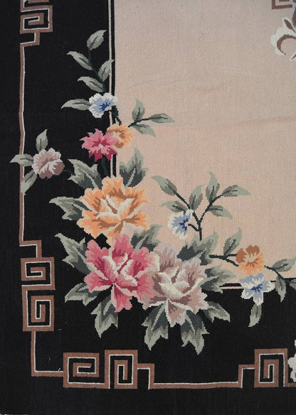 Aubusson Wool Carpet | 8'10" x 5'10" | Home Decor | Chinese Area Rug