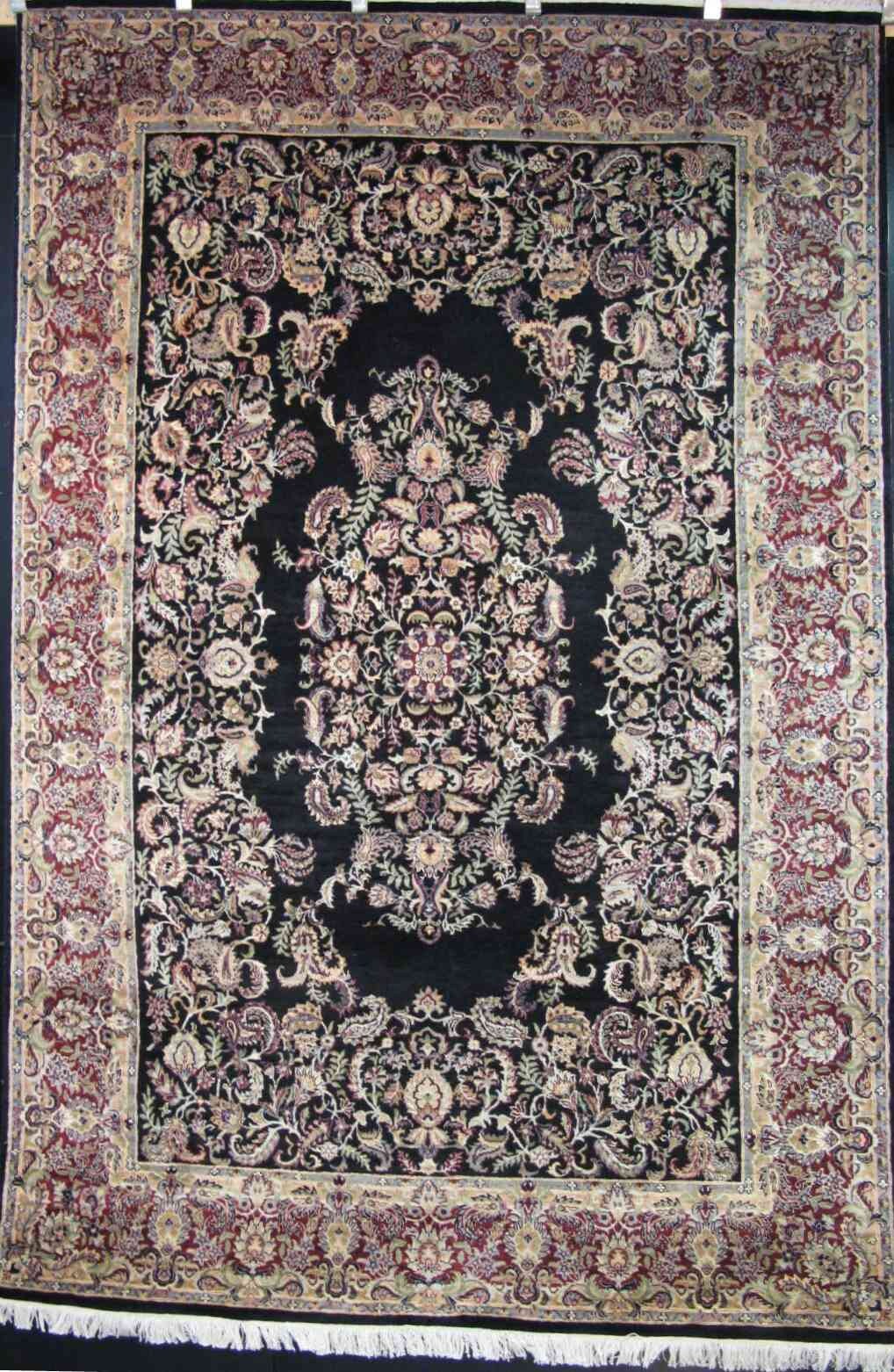 Aubusson Louis XV Carpet | 9' x 6' | Home Decor | Hand-knotted Area Rug