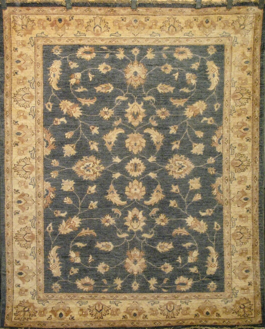 Faryab Lotus Gardens Rug | 6'4" x 5'2" | Home Decor | Wool Area Rug