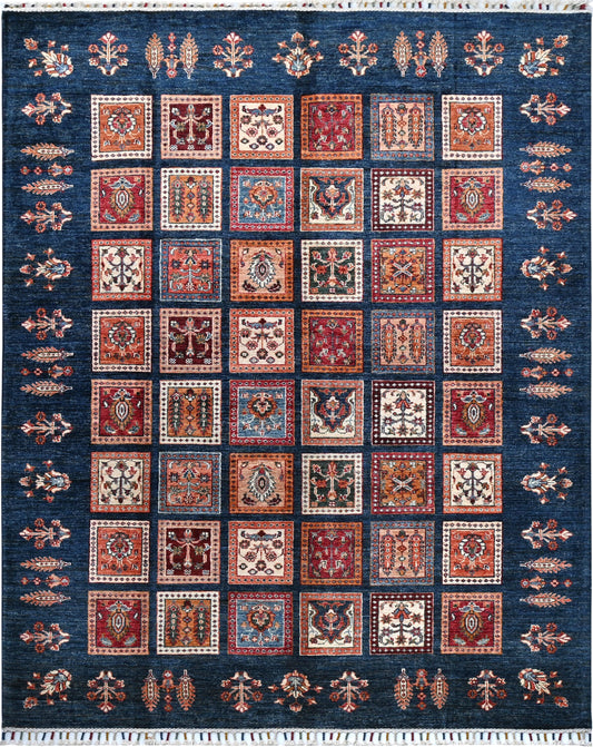 Four Gardens of Paradise Rug | 7'10" x 5'9" | Home Decor | Wool Area Rug