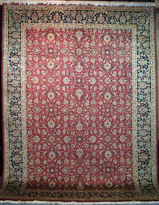 Tauris Carpet | 12'6" x 9'1" | Home Decor | Hand-knotted Area Rug