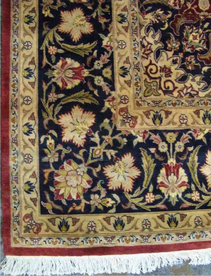 Millefleurs Carpet | 12'2" x 9'1" | Home Decor | Hand-knotted Area Rug