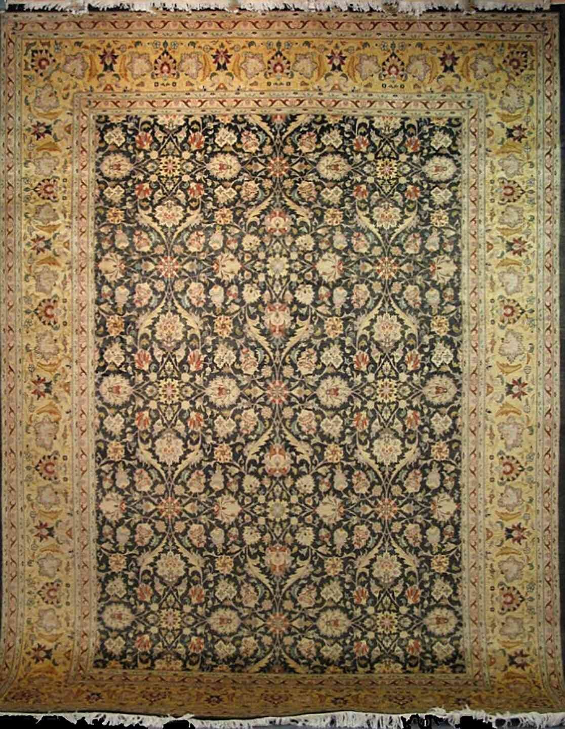 Tauris Millefleurs Carpet | 12'3" x 9' | Home Decor | Hand-knotted Area Rug