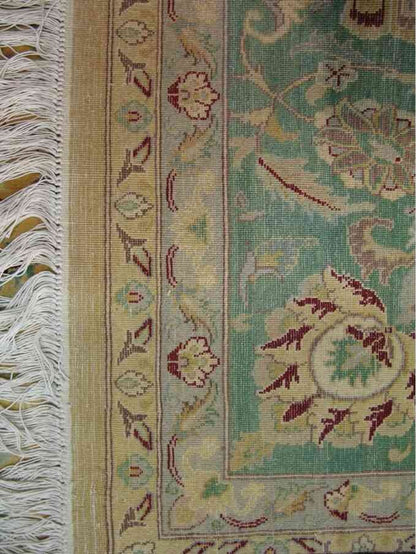 Ghoum Silk Carpet | 11'11" x 9'1" | Home Decor | Hand-knotted Area Rug