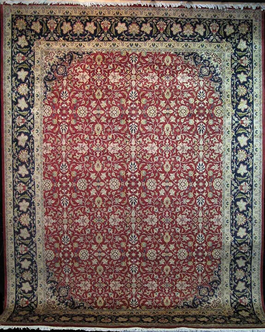 Millefleurs Carpet | 12'2" x 9'1" | Home Decor | Hand-knotted Area Rug