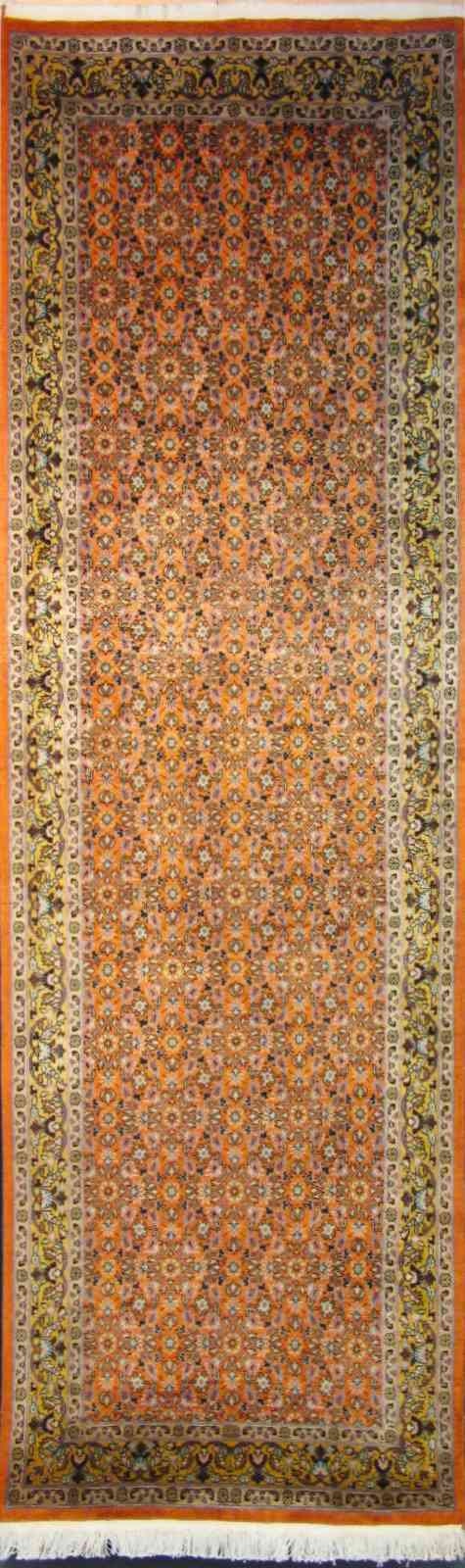 Tauris Mahi Runner Rug | 10'4" x 3'1" | Genuine Hand-knotted Rug | Area Rug