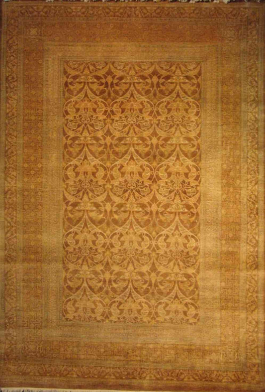 Boteh Mir Lahore Carpet | 9'1" x 6'3" | Home Decor | Hand-knotted Area Rug