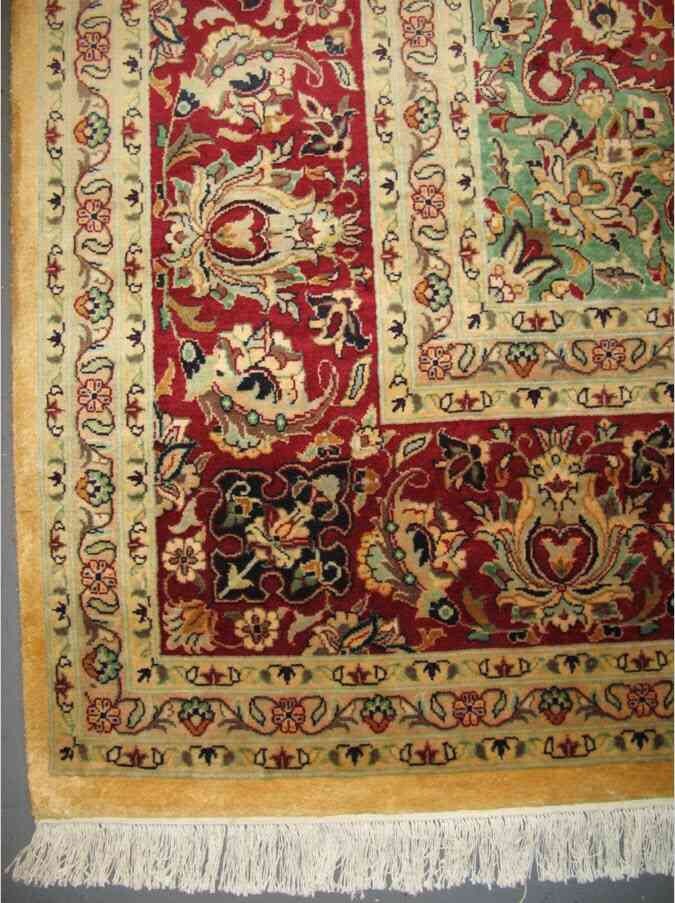 Mina-Khani - Birds of Paradise Carpet | 12' x 9' | Home Decor | Hand-knotted Area Rug