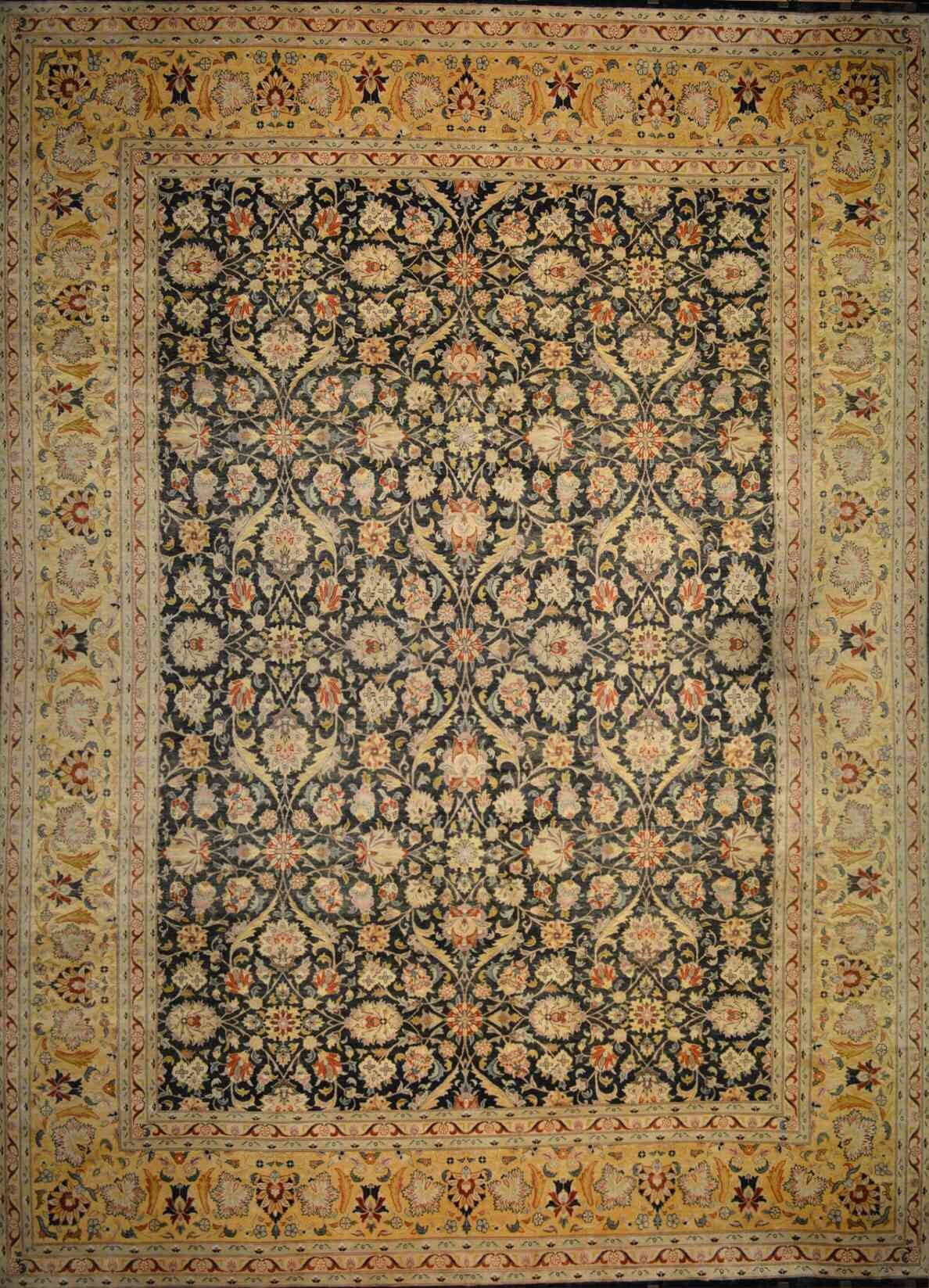 Tauris Millefleurs Carpet | 12'3" x 9' | Home Decor | Hand-knotted Area Rug