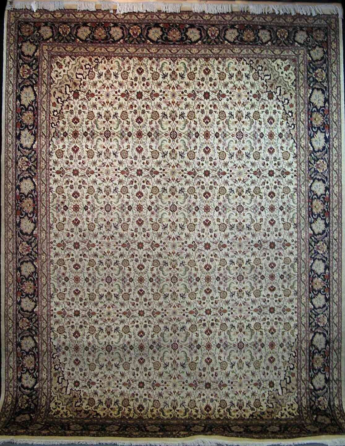 Millefleurs Carpet | 12' x 9' | Home Decor | Hand-knotted Area Rug