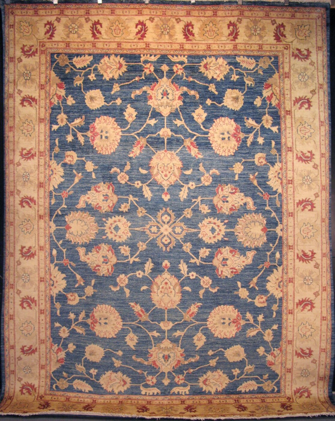 Lotus Wool Carpet | 11'8" x 8'10" | Home Decor | Hand-Knotted Rug