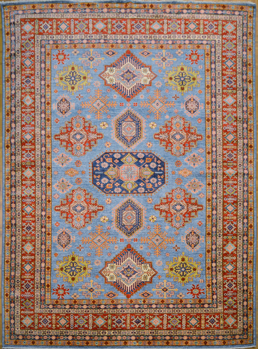 Imperial Kazakh Carpet | 12'6" x 8'10" | Home Decor | Hand-Knotted Rug