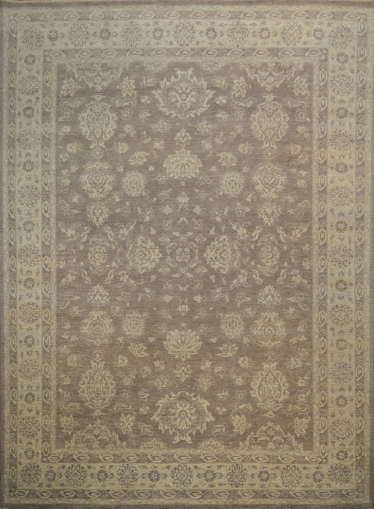 Helmand Lotus Gardens Carpet | 12'1" x 8'11" | Home Decor | Hand-Knotted Rug