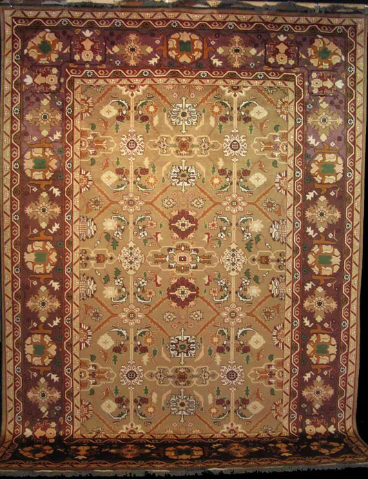 Turkoman Carpet | 12'5" x 9' | Home Decor | Wool Area Rug