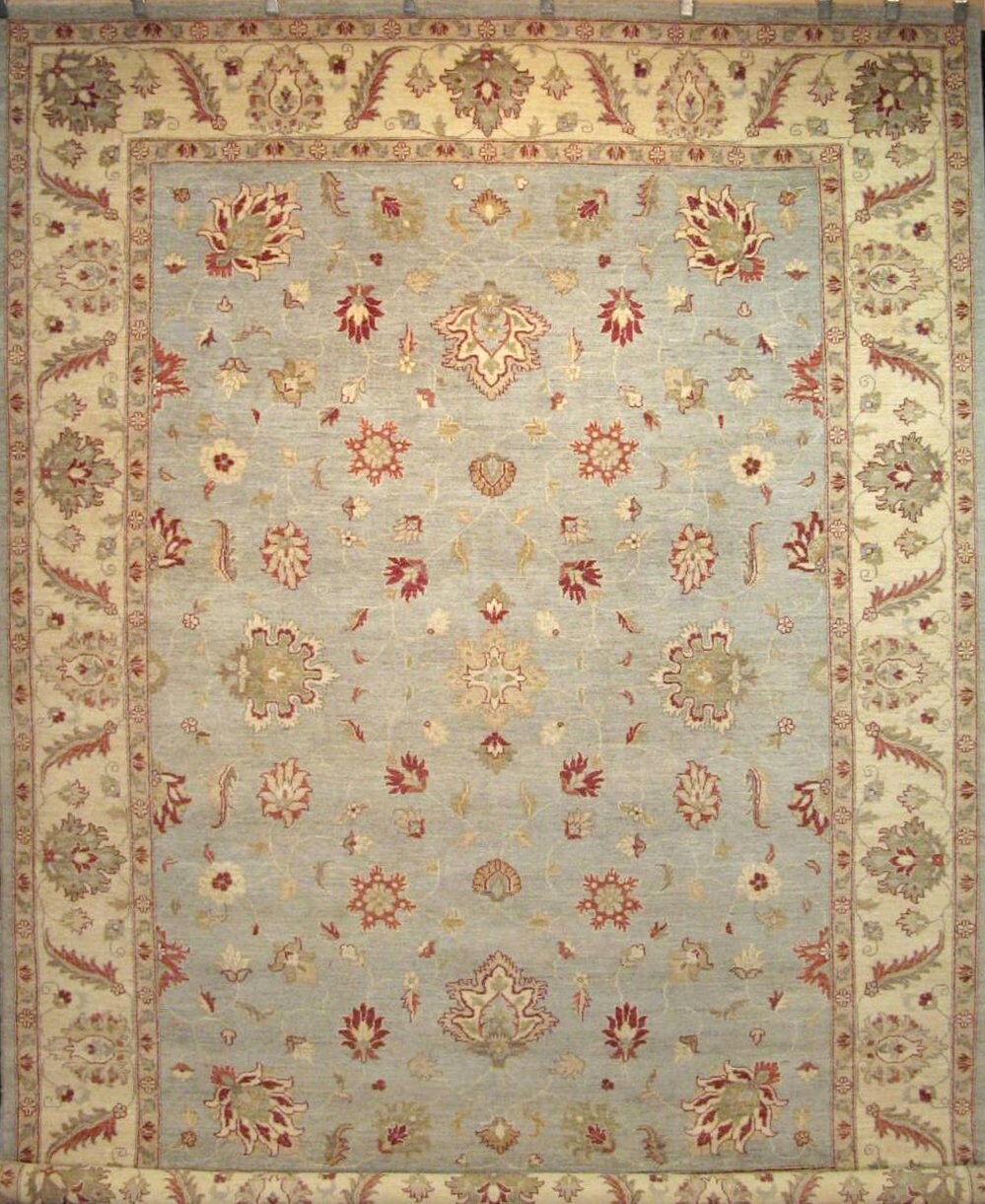 Nimruz Lotus Gardens Carpet | 11'11" x 8'11" | Home Decor | Wool Area Rug