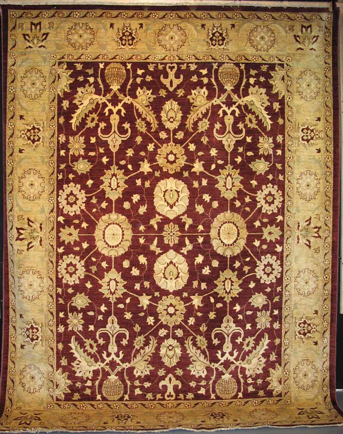 Royal Shahbaz Pomegranates Carpet | 12' x 9'1" | Home Decor | Hand-Knotted Rug