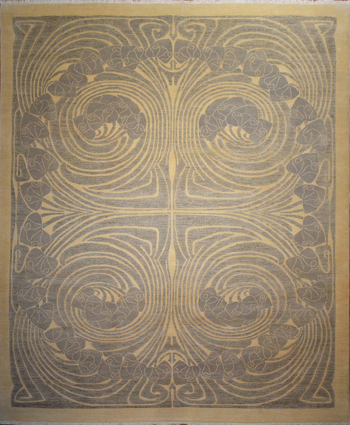 Art Nouveau Carpet | 9'9" x 8' | Home Decor | Wool Area Rug