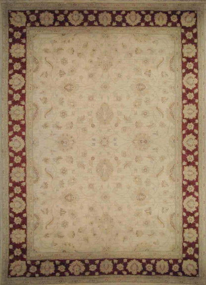 Konar Lotus Garden Carpet | 12' x 9'1" | Home Decor | Wool Area Rug