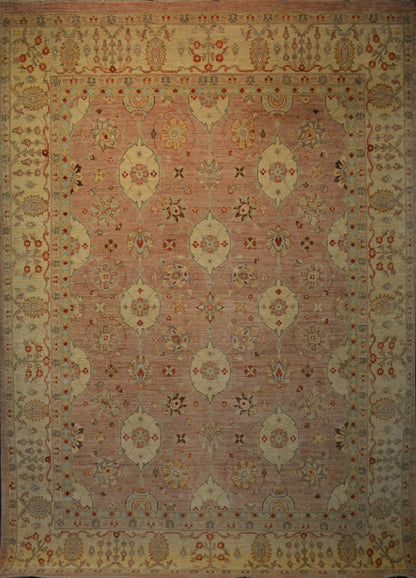 Ashgabati (Very Fine) Carpet | 11'1" x 7'11" | Home Decor | Wool Area Rug