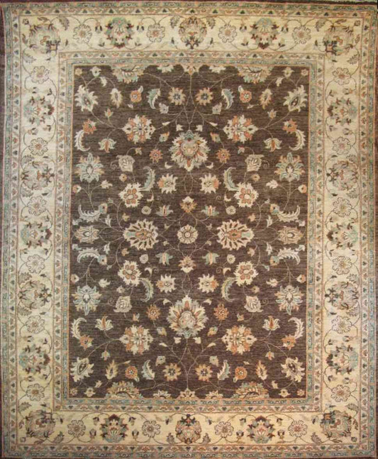 Zaboltan Lotus Gardens Carpet | 9'10" x 8'2" | Home Decor | Wool Area Rug