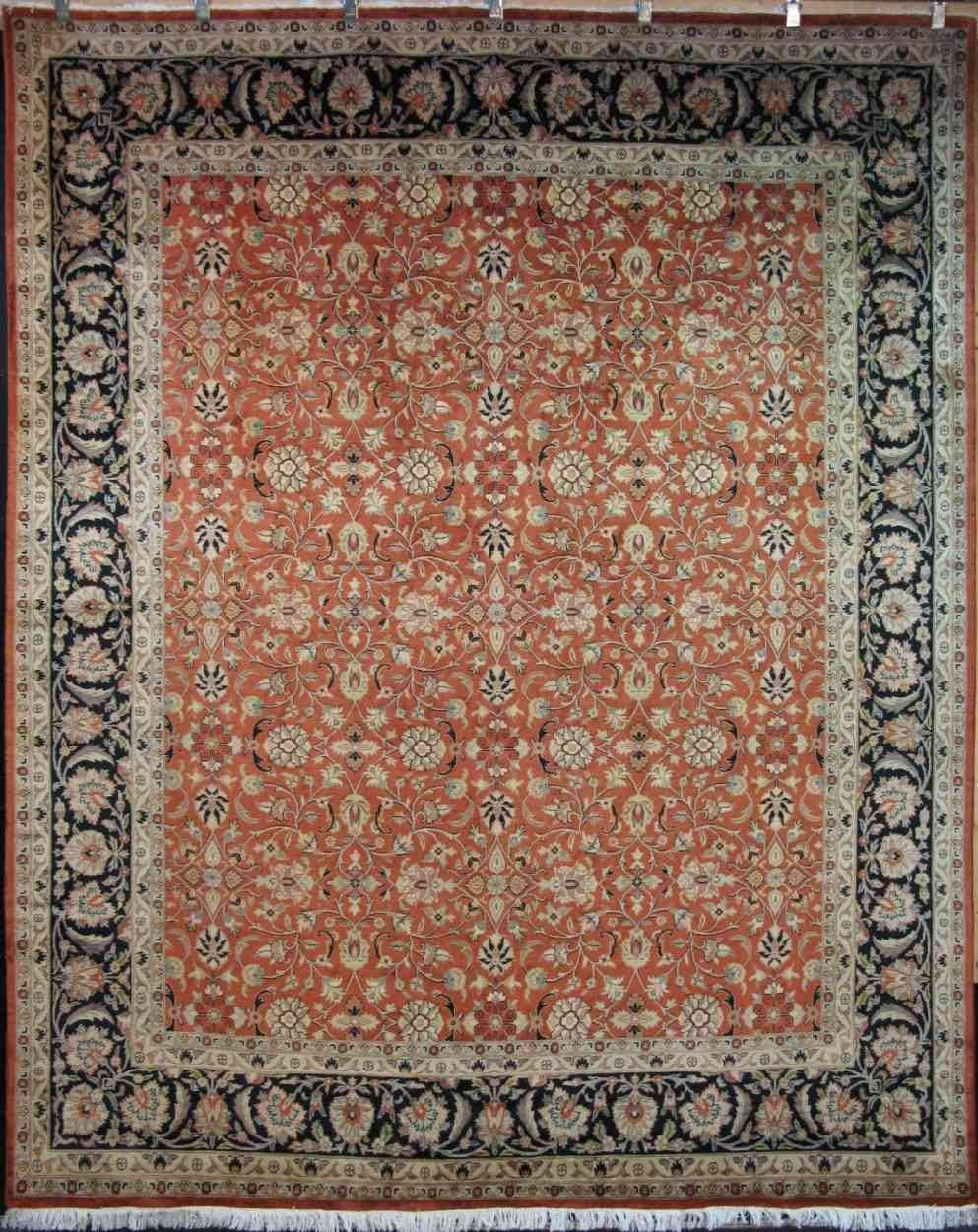 Hispahan Lotus Carpet | 10' x 8'2" | Home Decor | Wool Area Rug