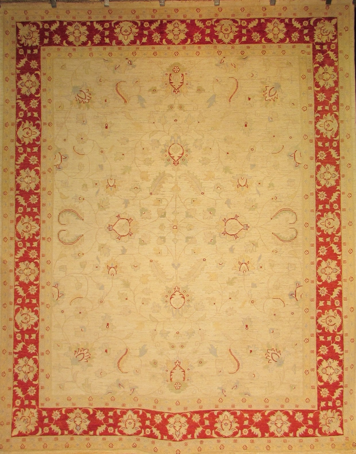 Konar Lotus Garden Carpet | 9'11" x 7'11" | Home Decor | Wool Area Rug