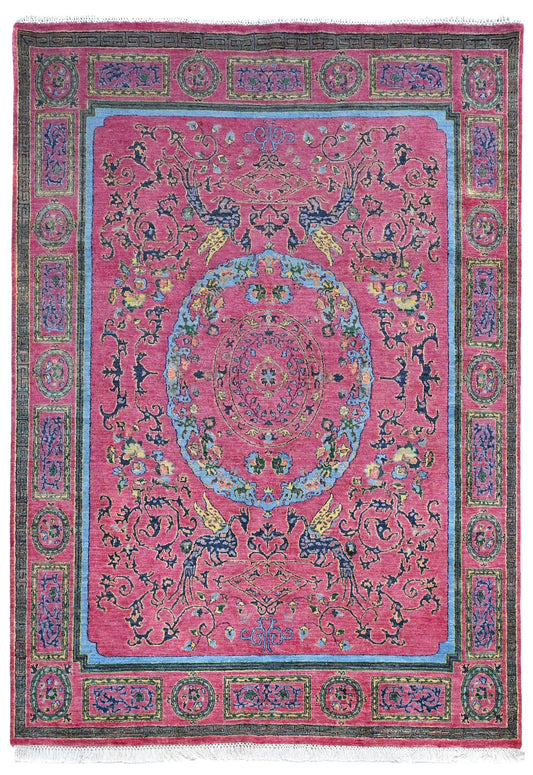 Pavo Cristatus Carpet | 10'6" x 8' | Home Decor | Wool Area Rug