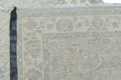 Faryab Lotus Gardens Runner Rug | 20' x 2'11" | Genuine Hand-knotted Rug | Area Rug