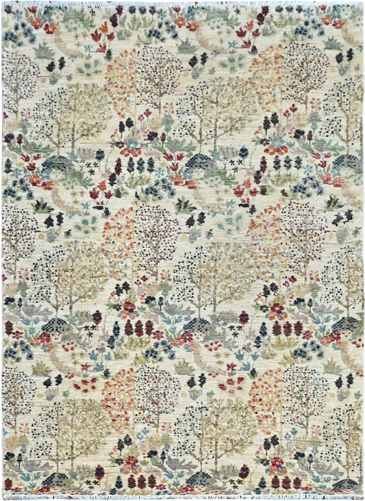 Central Park Carpet | 8'1" x 5'1" | Home Decor | Hand-knotted Wool Area Rug