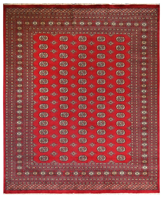 Bokhara Royal Tekke Carpet | 9'11" x 8'2" | Home Decor | Hand-knotted Wool Area Rug