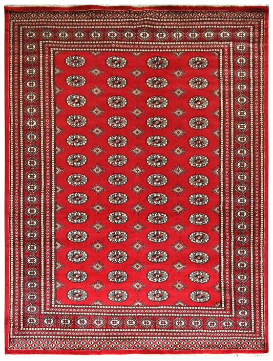 Bokhara Royal Tekke Carpet | 8'11" x 6' | Home Decor | Hand-knotted Wool Area Rug