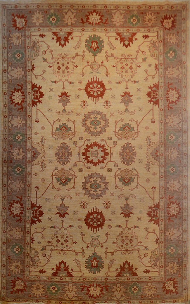 Faryab Carpet | 14'9" x 9'2" | Home Decor | Hand-knotted Wool Area Rug