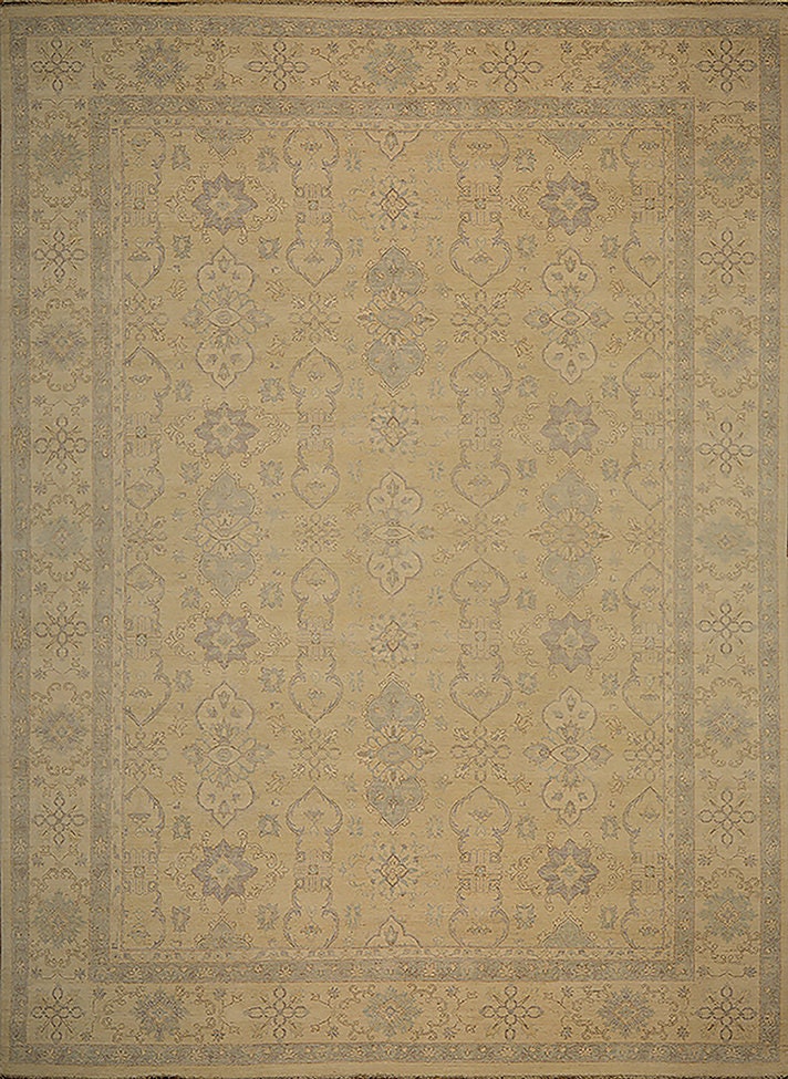 Paktika Farzad Gardens Carpet | 13'7" x 9'11" | Home Decor | Hand-knotted Wool Area Rug