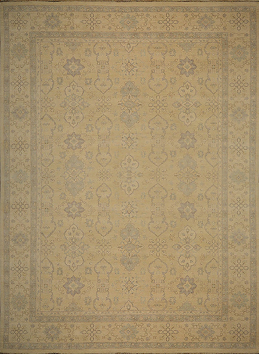 Paktika Farzad Gardens Carpet | 13'7" x 9'11" | Home Decor | Hand-knotted Wool Area Rug