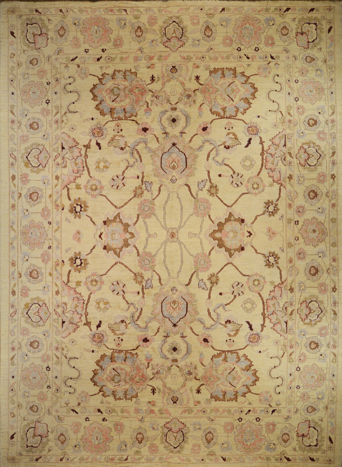 Helmand Carpet | 14'1" x 10'1" | Home Decor | Hand-knotted Wool Area Rug