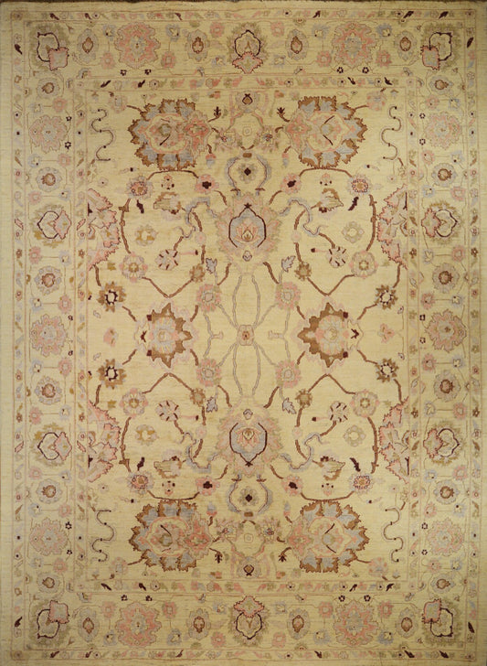 Helmand Carpet | 14'1" x 10'1" | Home Decor | Hand-knotted Wool Area Rug